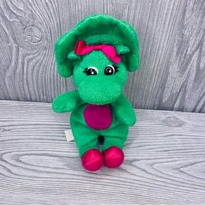 Vintage baby bop plush doll figurine stuffed animal dinosaur nostalgic 90s toy
